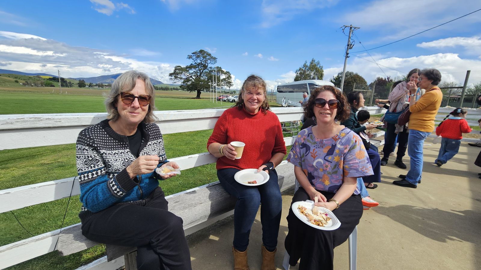Lunch at the footy club