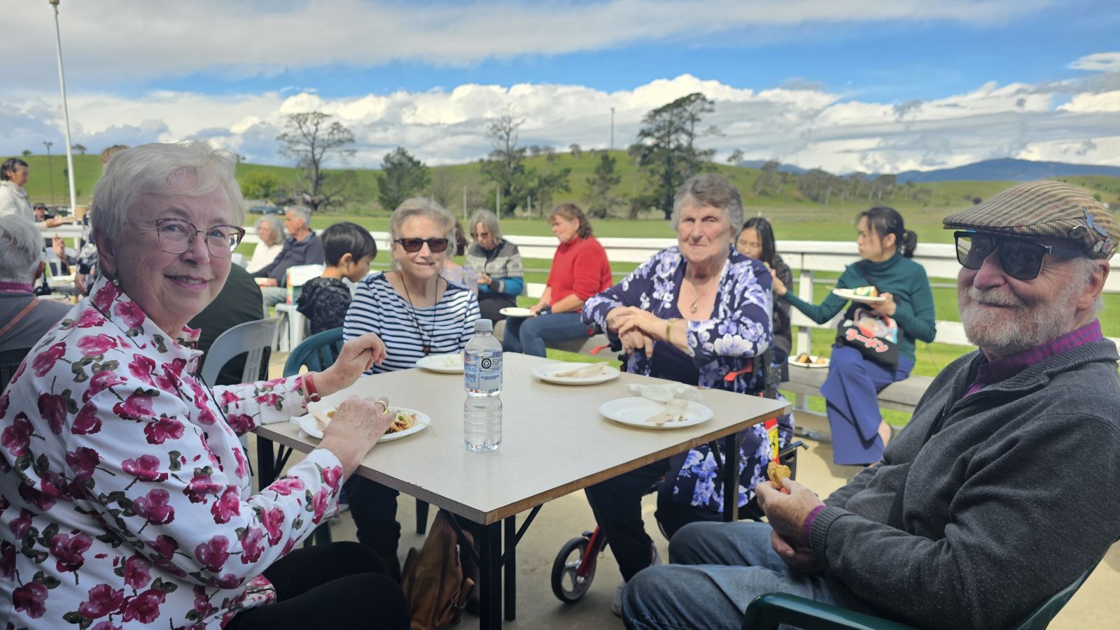 Lunch at the footy club