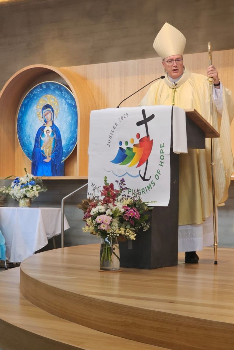 Bishop giving a homily