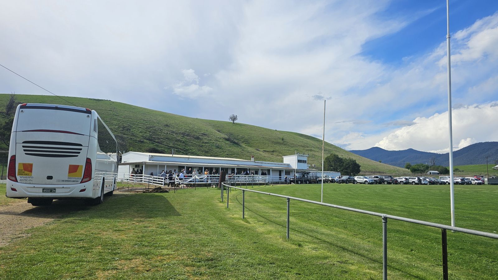 Lunch at the footy club