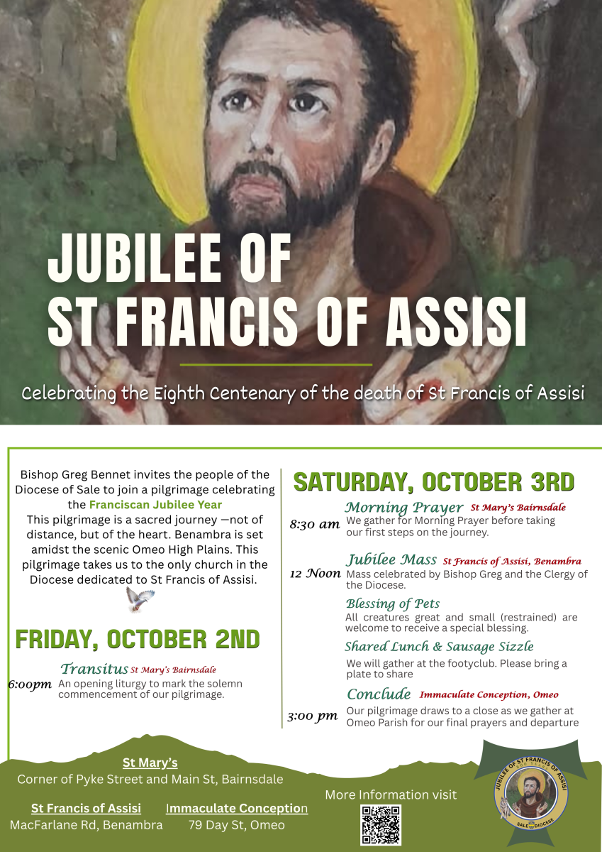 Save the Date Jubilee Pilgrimage