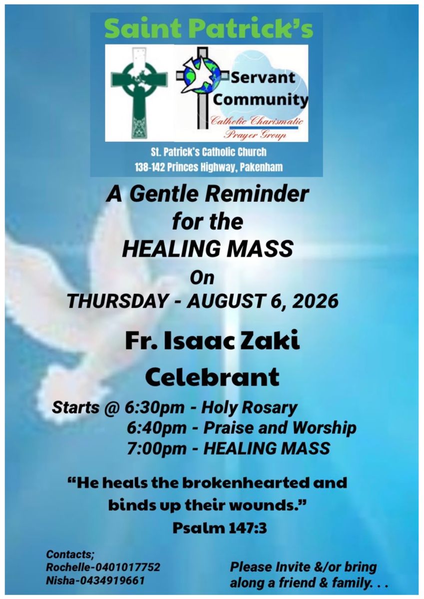 Servant Community Healing Mass