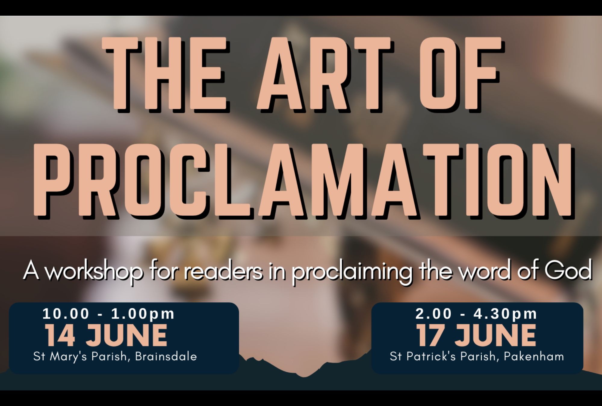 The Art of Proclamation